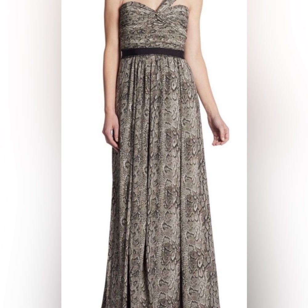 BCBGMaxazria Janelle Snake Print Gown - NWT - 2